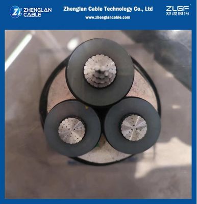 Kable zasilania średniego napięcia Kable elektryczne 3X240mm2 przewodnik aluminiowy IEC 60502-2