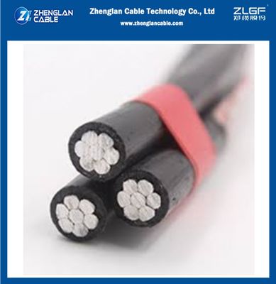 Kabel izolacyjny powietrzny 0,6/1KV 2X50+50 AAC/XLPE+AAAC/XLPE Kabel zestawowy ABC GB/T12527