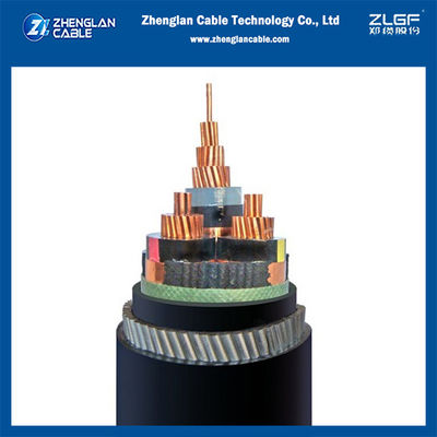 Kabel zasilający 6/10KV Cu/SC/XLPE/SC/CTS/PVC/SWA/PVC 3x95mm2 średniego napięcia