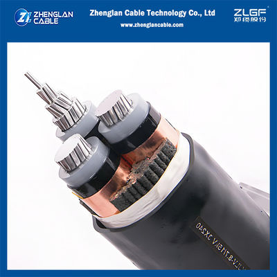 8.7/15KV 3x240mm2 AL/SC/XLPE/SC/CTS/PVC Kabel podziemny Kabel zasilający nieopancerzony IEC60502-2