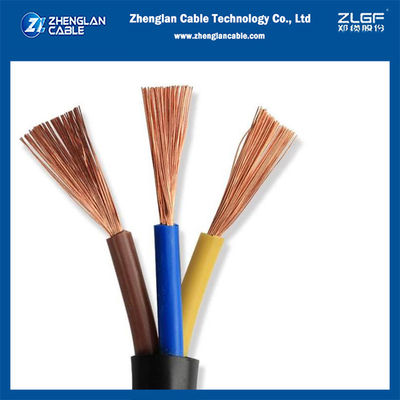 Multicore Flexible Cable PVC Insulated PVC Sheathed IEC60227/BS EN 50525-2-11 3x2.5mm2 H05VV-F