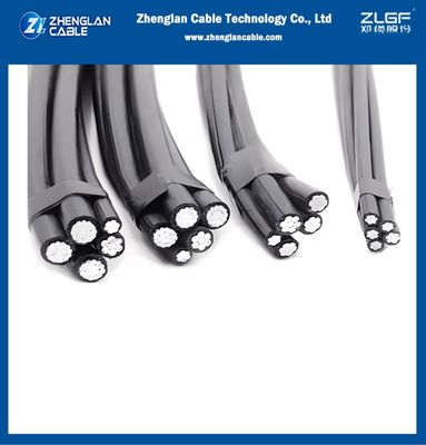 ABC LV 0,6/1kV 3x25+16+25mm² Przewód aluminiowy / Przewód ze stopu aluminium + izolacja XLPE IEC60502-1