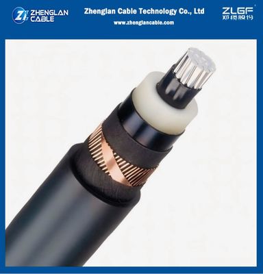 8.7/15kv Kabel zasilania średniego napięcia YJLSV1x185/25mm2AL/SC/XLPE/SC/PVC/CWS/CTS/PVC IEC 60502-2