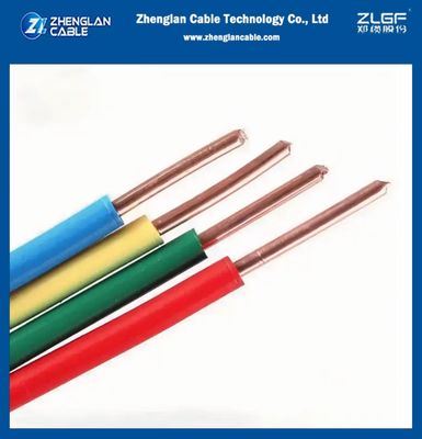 Przewód budowlany H07V-U z izolacją PVC, miedziany, jednodrutowy, 450/750V CU/PVC 10mm2 IEC 60227-1
