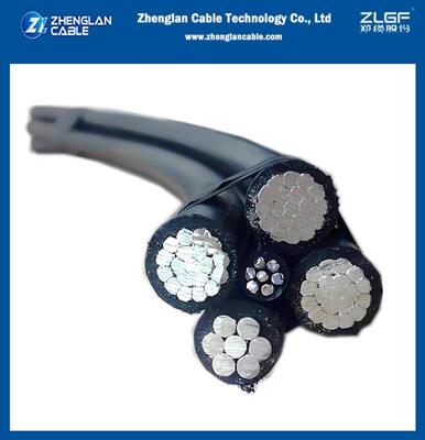 LV Aerial Bundled Conductor (ABC) Cables  4x95+25mm2 Aluminum twist cable BS 7870