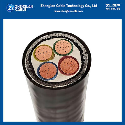 Opancerzony kabel zasilający SWA 0,6/1KV 4x16mm2 cu/pvc/pvc/swa/pvc IEC60502-1 Opancerzony kabel miedziany SWA w izolacji PVC