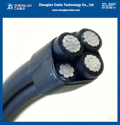 1KV kabel ABC 3x95+50mm2 Aluminiowe rdzeń XLPE izolowane aluminium stop XLPE izolowane AAC/XLPE+AAAC/XLPE ASTM B231