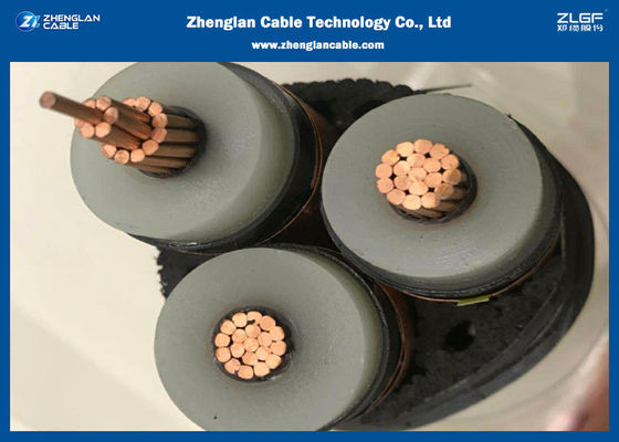 Sekcja nominalna:25~400mm2 3.6/6KV 3C MV Power Cable, ((Nieopancerzony) (CU/XLPE/LSZH/NYY/N2XY))