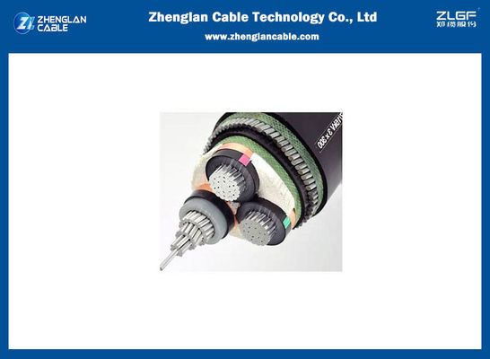 3 x 185mm2 XLPE Wyizolowany kabel elektryczny SWA Armour MV