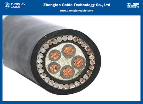 5x25sqmm Odporny na płomień LSZH kabel zasilania SAW pancerz XLPE izolacja Kabel miedziany IEC60502-1