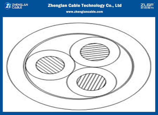 0.6/1KV 3 Core Low Voltage Power Cable CU/XLPE/PVC 3x50sqmm BS5467